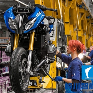 摩托车总装流水线