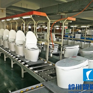智能马桶流水线生产
